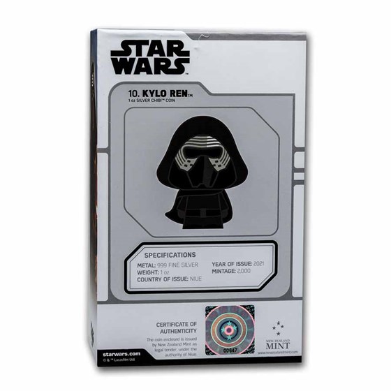 2021 Niue 1 oz Silver Chibi Coin Collection: Kylo Ren