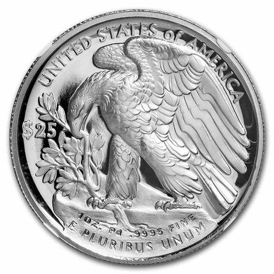 2021-W 1 oz High Relief Proof Palladium Eagle PF-70 UCAM NGC