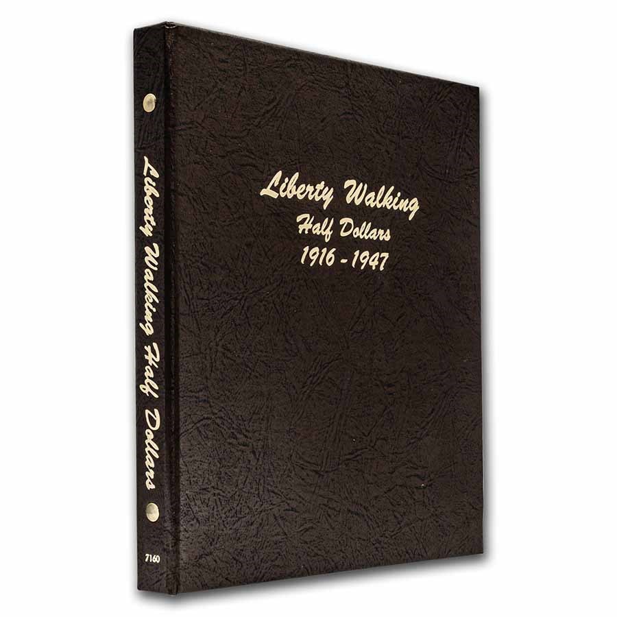 1916-1947 Walking Liberty Half Dollar Avg Circ Set (Dansco Album)