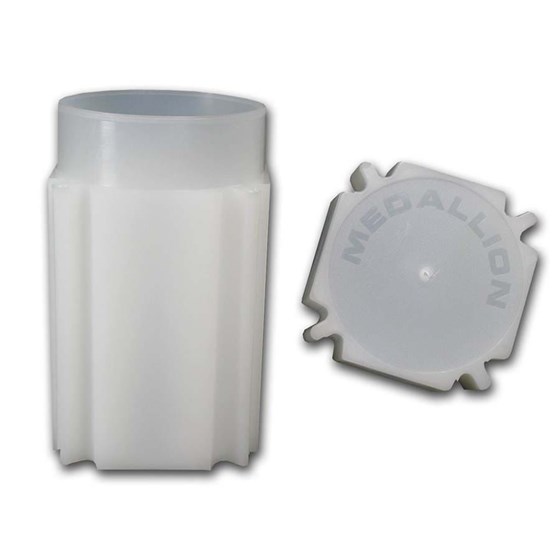39 mm Medallion Size Square Coin Tube