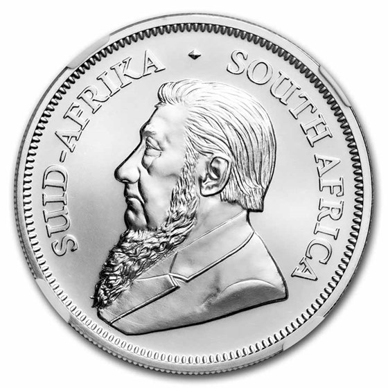 2018 South Africa 1 oz Silver Krugerrand MS-69 NGC (First Day)