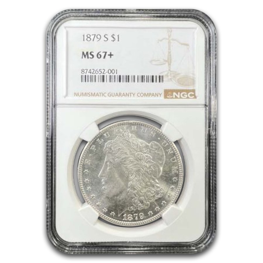 1879-S Morgan Silver Dollar MS-67+ NGC
