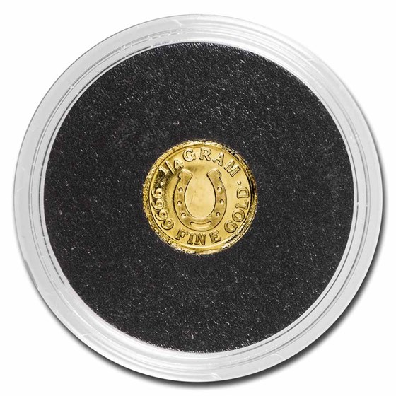 1/4 gram Gold Round: Lucky Horseshoe - MPM