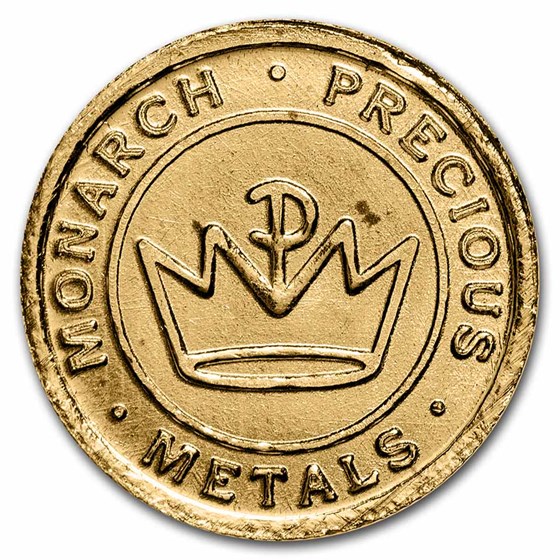 1/2 gram Gold Round: Four Leaf Clover - MPM