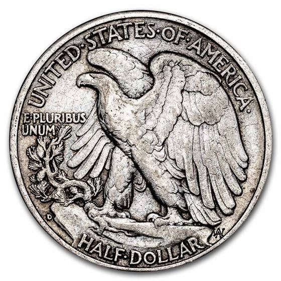 1916-1947 Walking Liberty Half Dollar XF (Random)