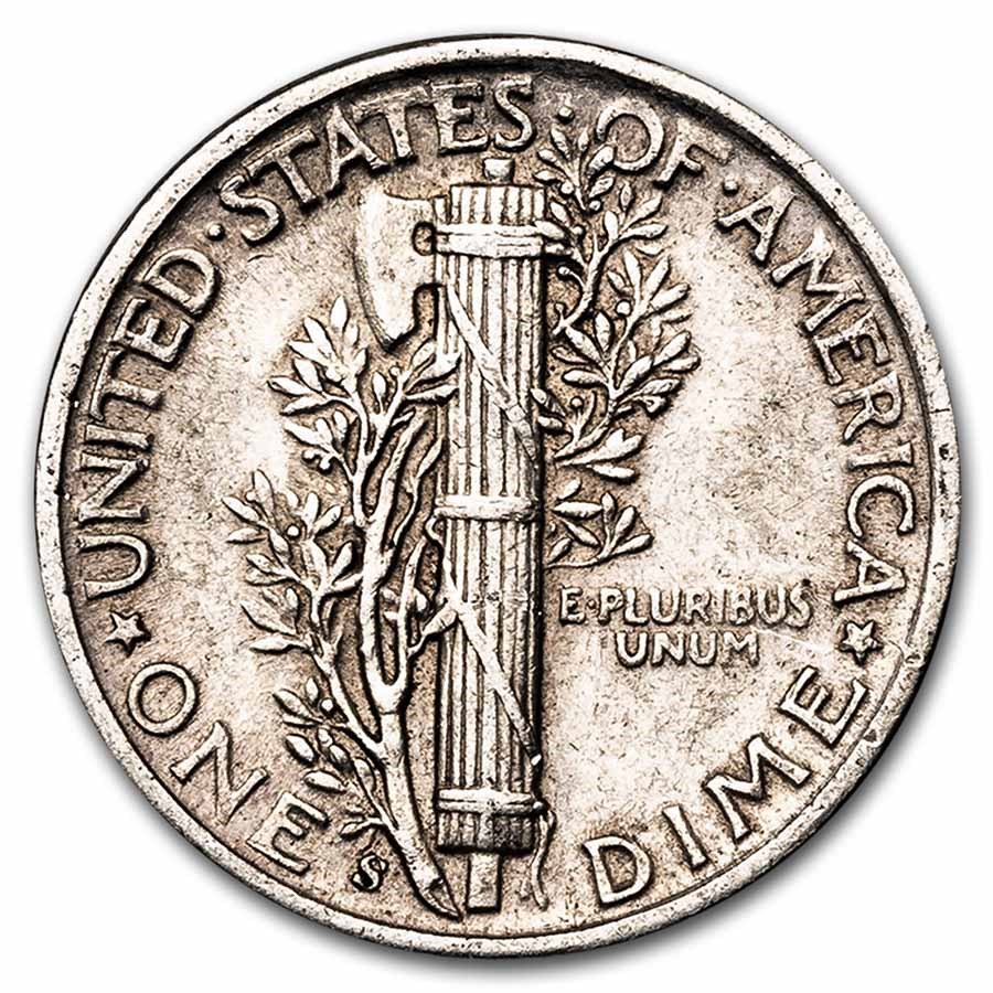 1916-1945 Mercury Dime XF (Random)