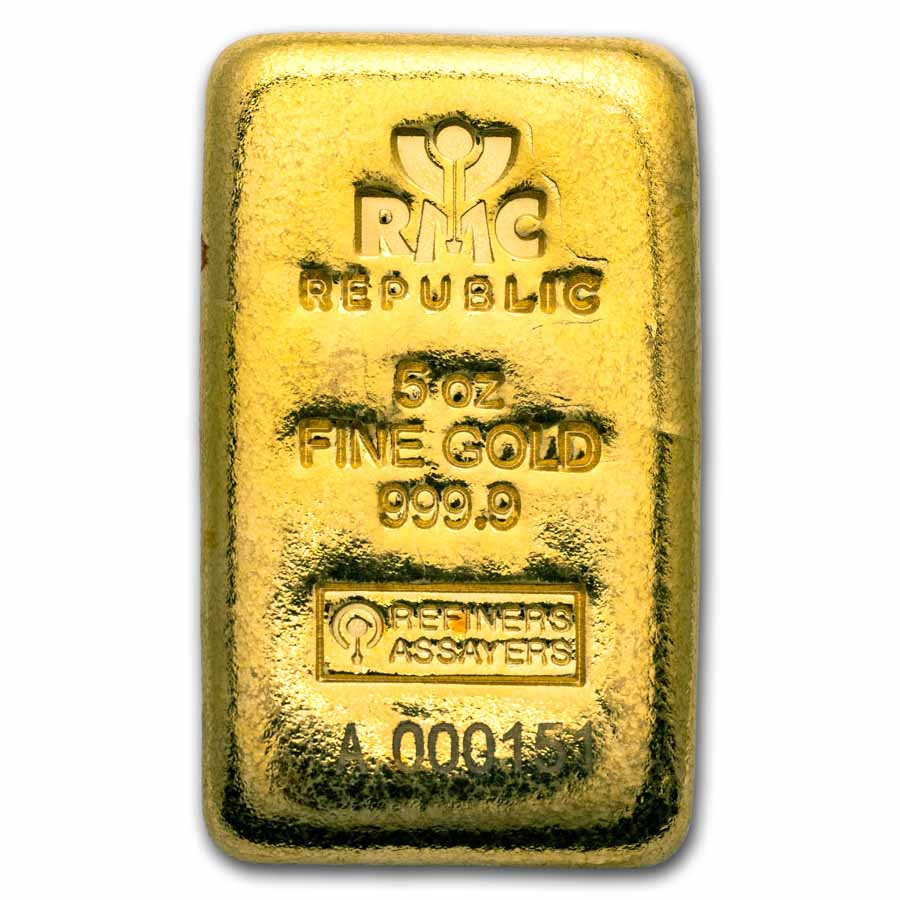 5 oz Gold Bar - Secondary Market