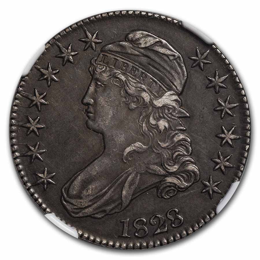 1828 Capped Bust Half Dollar AU-53 NGC