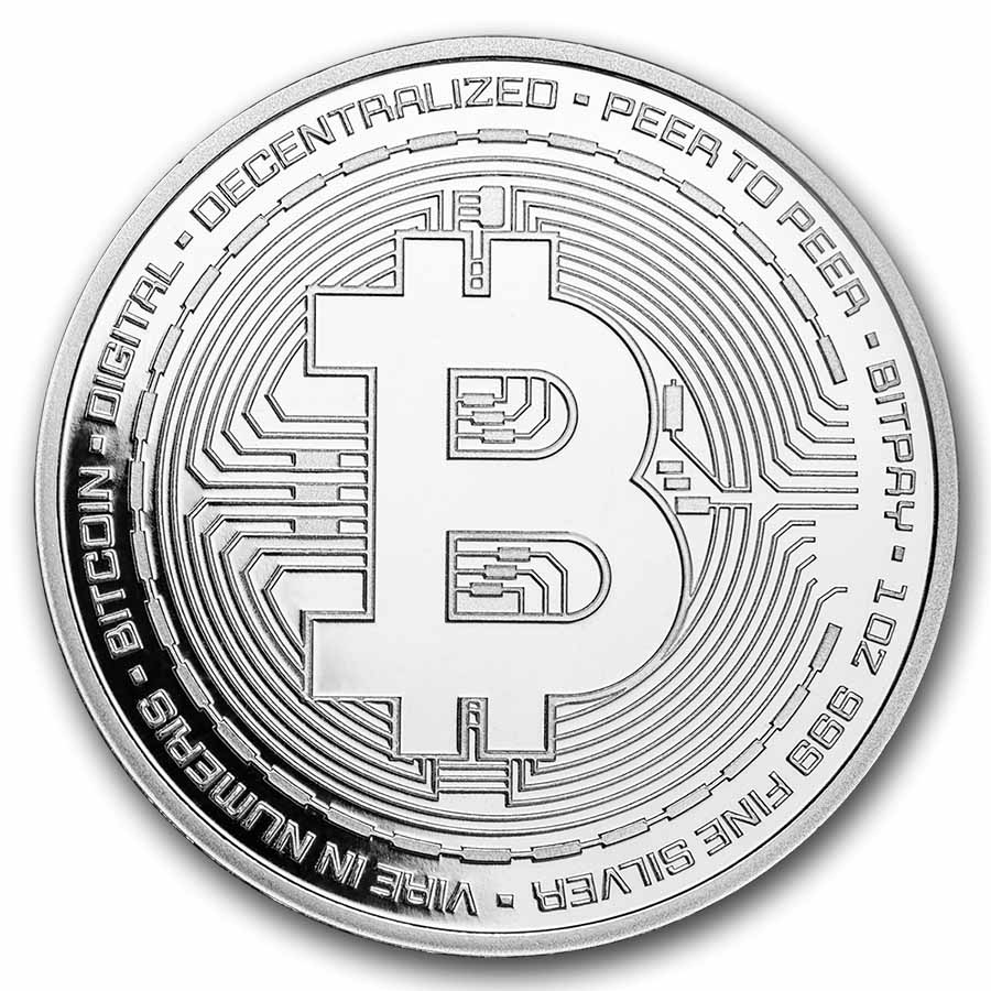 1 oz Silver Round - Bitcoin 1 oz Silver Round - Bitcoin