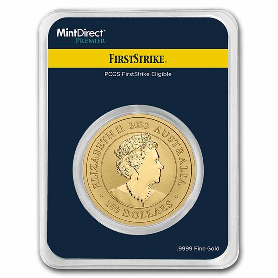 2022 Australia 1 oz Gold Swan (MD® Premier Single + PCGS FS®)