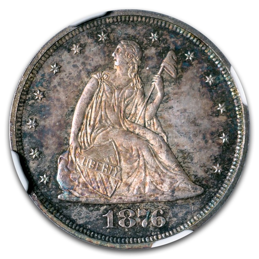 1876 Twenty Cent Piece PF-66 NGC