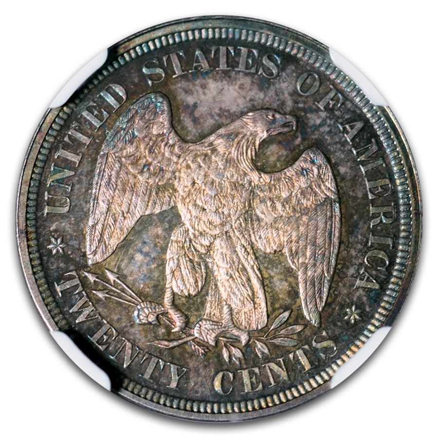 1876 Twenty Cent Piece PF-66 NGC