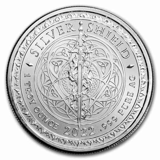 1 oz Silver Shield Round - Don't Tread On Me Snake (Random Year)