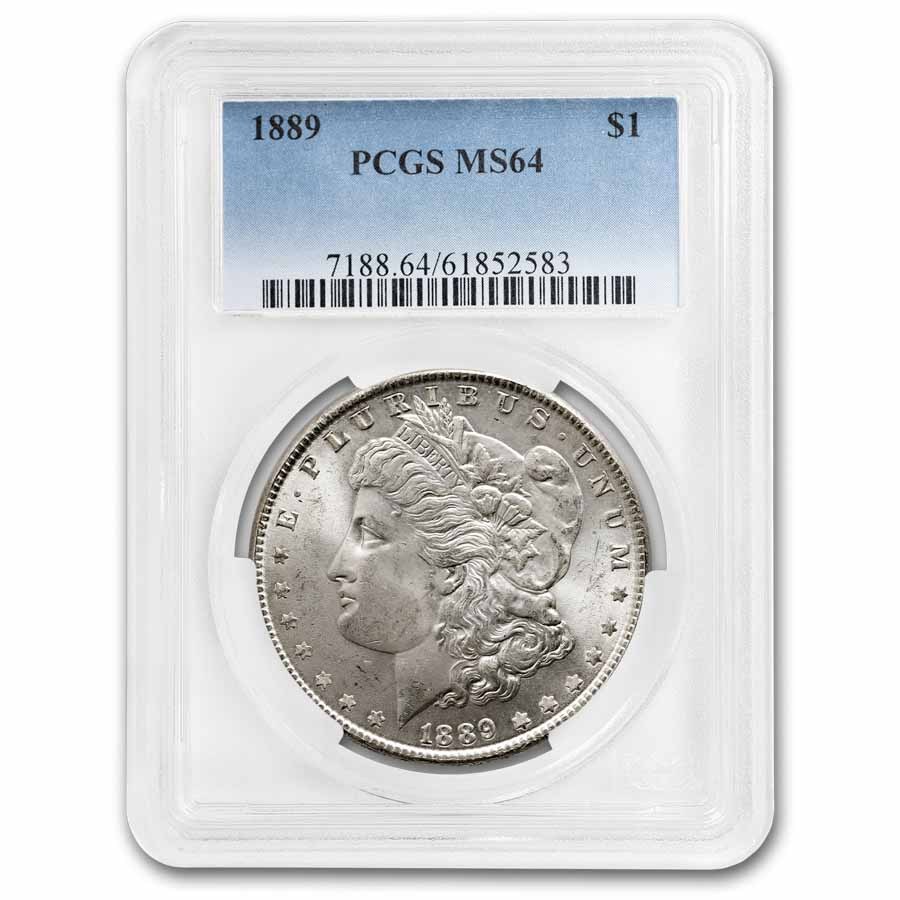 1889 Morgan Dollar MS-64 PCGS