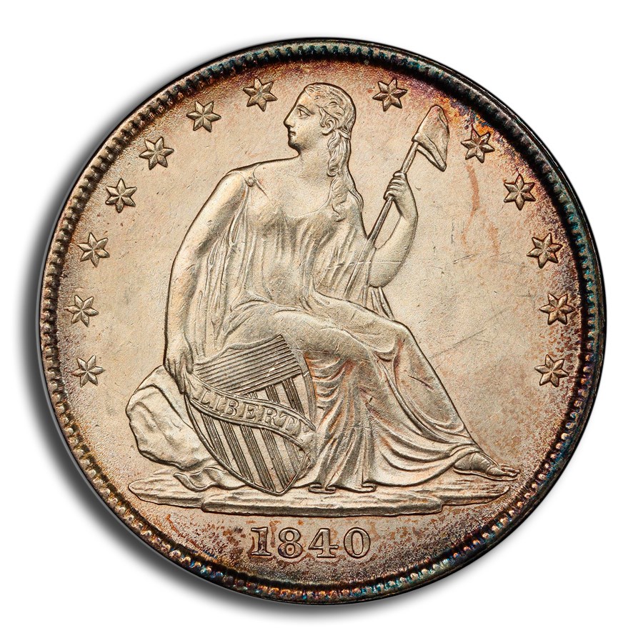 1840-O Liberty Seated Half Dollar MS-64 PCGS
