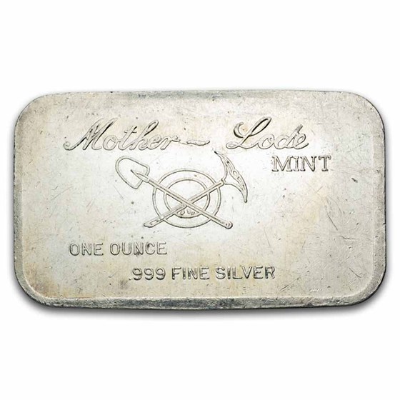1 oz Silver Art Bar - Mother-Lode Mint (Random Motif)