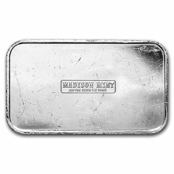 1 oz Silver Art Bar - Madison Mint (Random Motif)