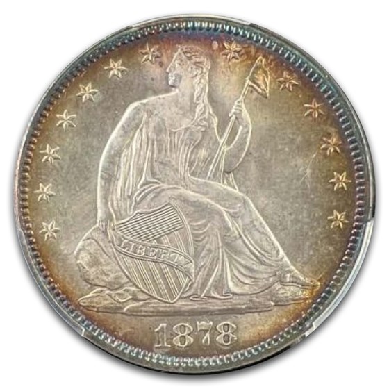 1878 Liberty Seated Half Dollar MS-66 PCGS