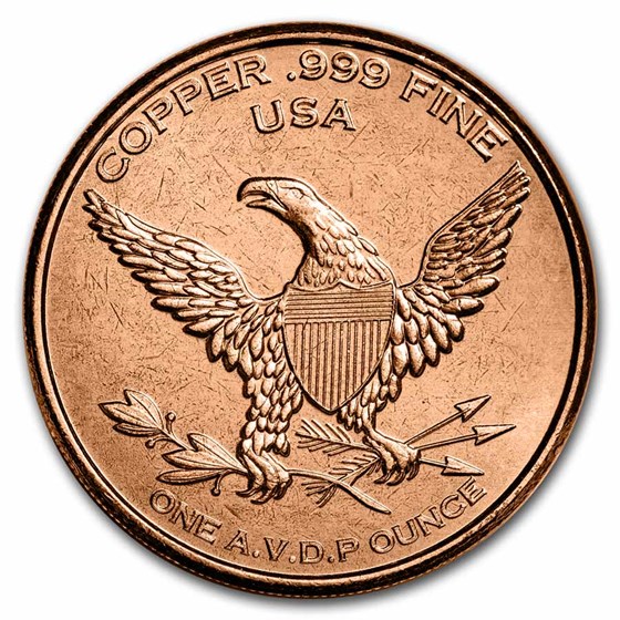 1 oz Copper Round - US Marines: Iwo Jima