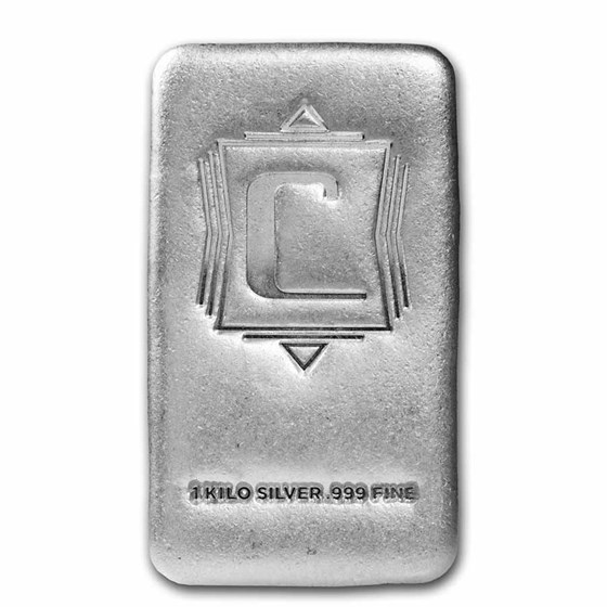 John Wick "The Continental" Hotel 1 kilo Cast-Poured Silver Bar