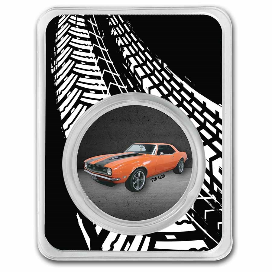 Chevrolet Camaro 1 oz Colorized Silver (in TEP)