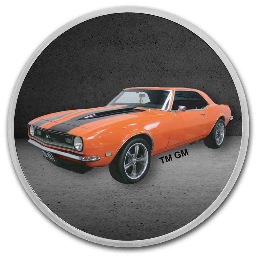 Chevrolet Camaro 1 oz Colorized Silver (in TEP)