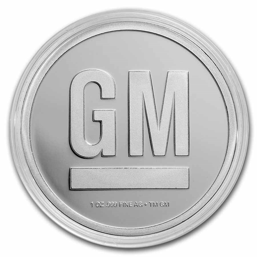 General Motors Logo (1967-2021) 1 oz Silver