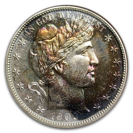 1902 Barber Half Dollar PF-68 NGC