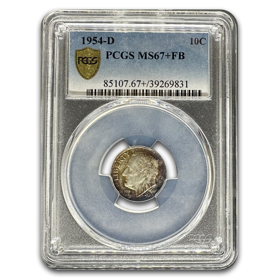 1954-D Roosevelt Dime MS-67+ PCGS (FB)