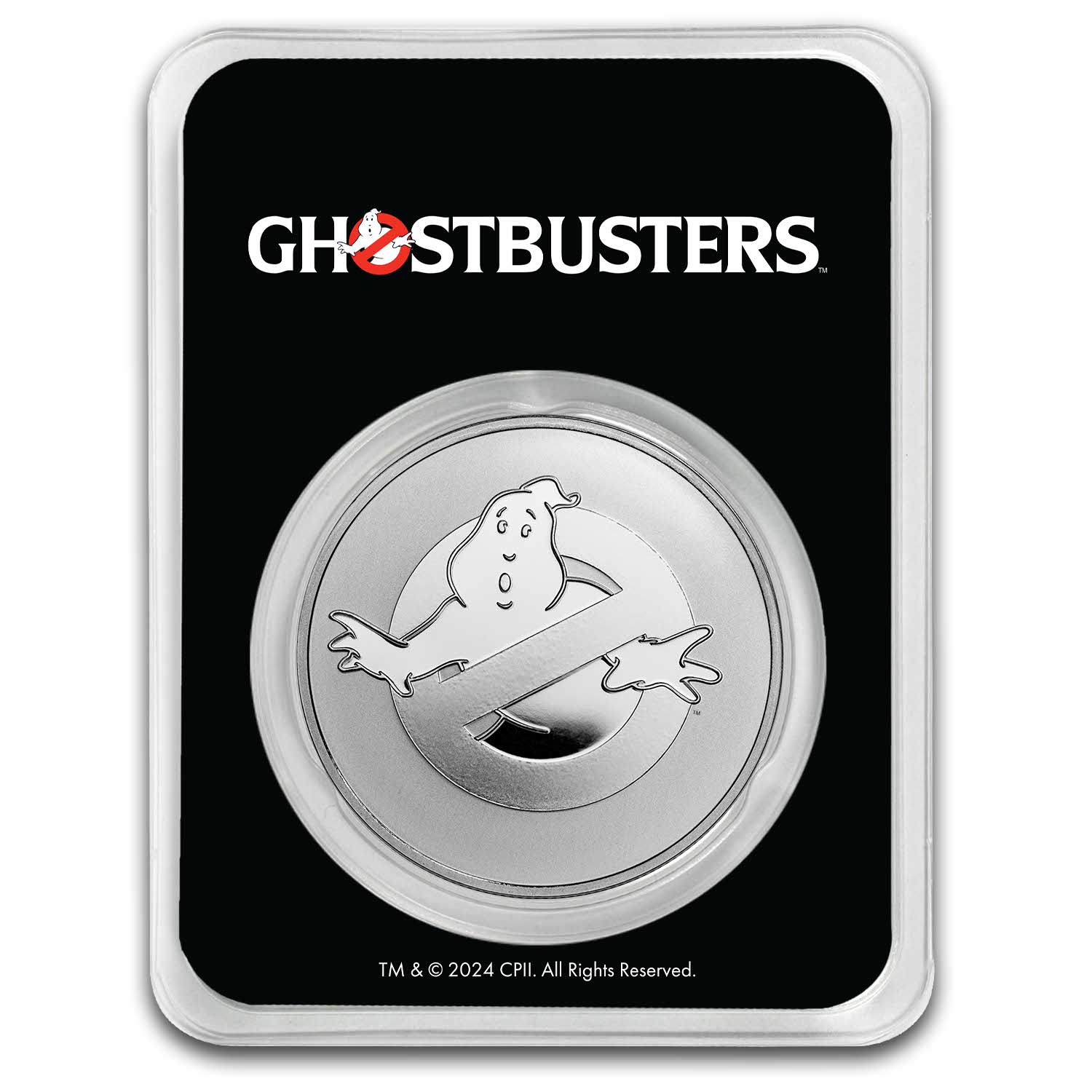 2024 Niue 1 oz Silver $2 Ghostbusters 40th Anniversary Coin (TEP)