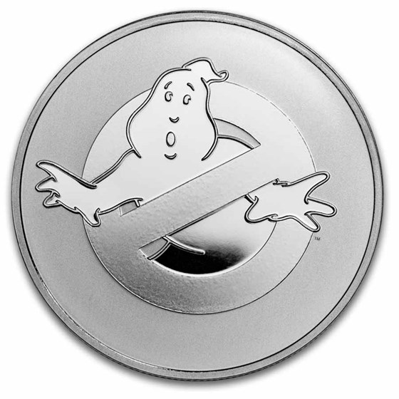 2024 Niue 1 oz Silver $2 Ghostbusters 40th Anniversary Coin (TEP)