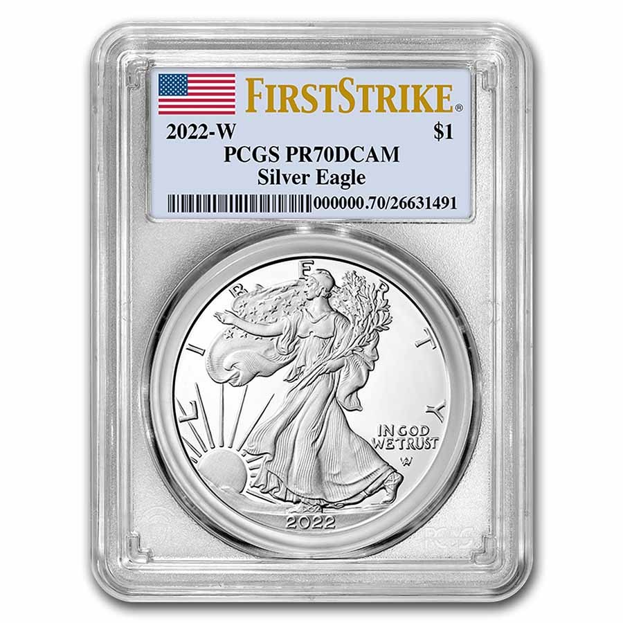 2022-W 1 oz Proof Silver Eagle PR-70 PCGS (FirstStrike®)