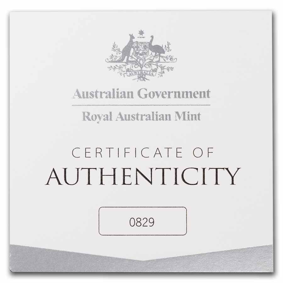 2022 1 oz Silver $5 Domed Great Barrier Reef Proof (w/Box & COA)