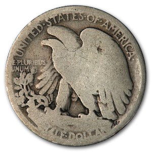 1916 Walking Liberty Half Dollar AG