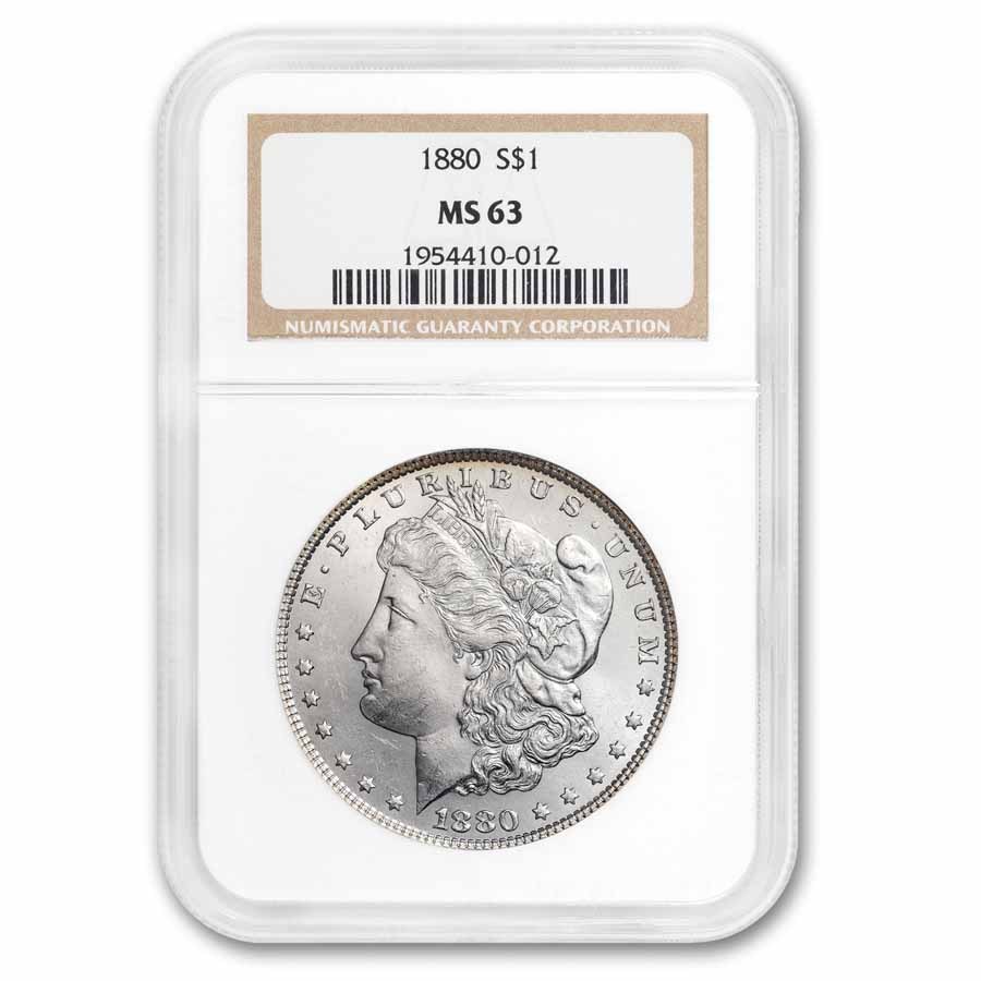 1880 Morgan Dollar MS-63 NGC
