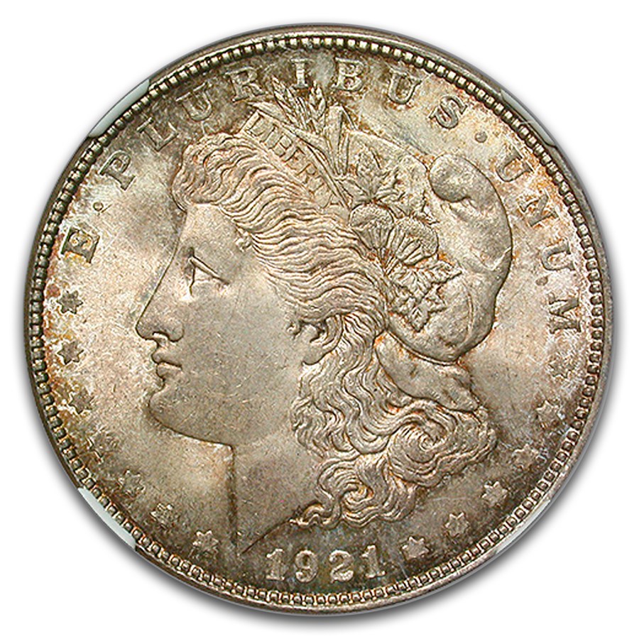 1921-D Morgan Dollar MS-65 NGC