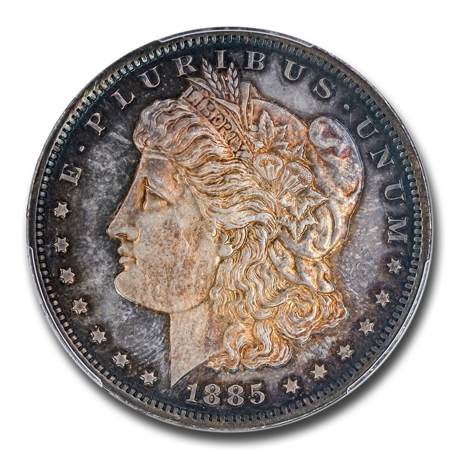 1885 $1 Pattern Dollar PR-65+ PCGS (J-1747 Lettered Edge)