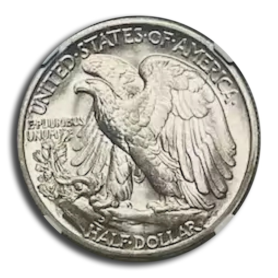 1944-S Walking Liberty Half Dollar MS-66+ NGC