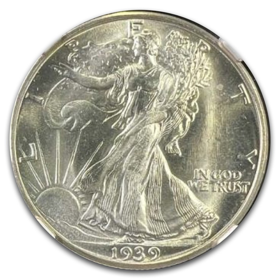 1939-D Walking Liberty Half Dollar MS-66+ NGC