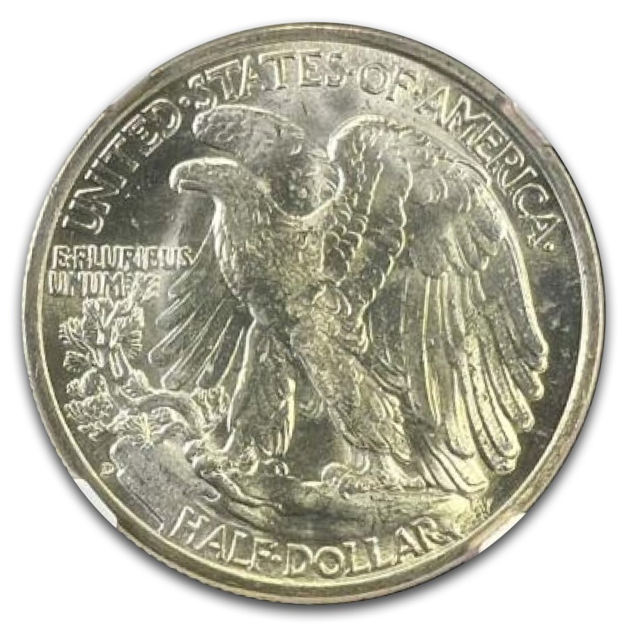 1939-D Walking Liberty Half Dollar MS-66+ NGC