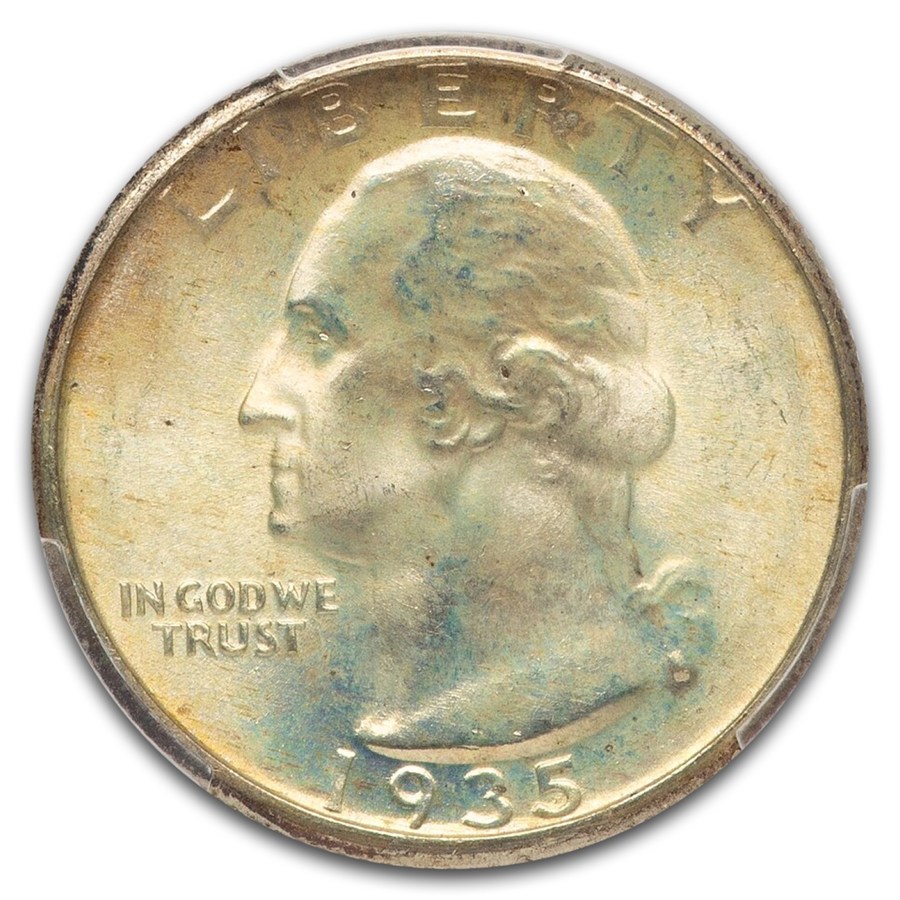 1935 Washington Quarter MS-68 PCGS