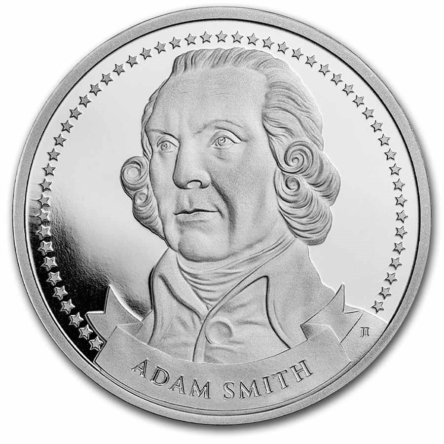1 oz Silver TEP - Founders of Liberty: A. Smith | Free Enterprise