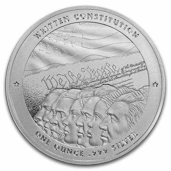 1 oz Silver Round - Founders: Madison | A Written Constitution