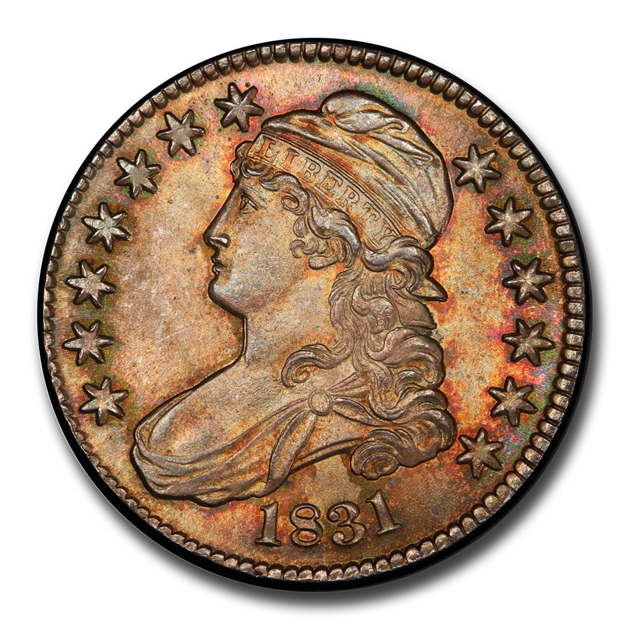 1831 Capped Bust Half Dollar MS-66 PCGS