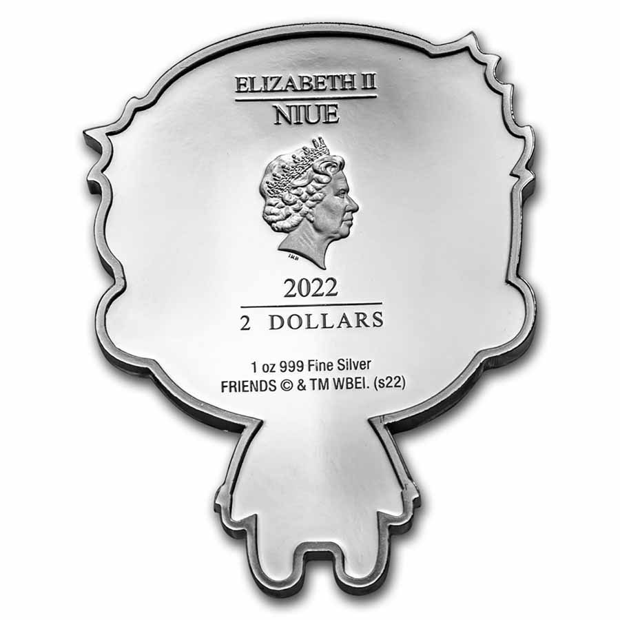 2022 Niue 1 oz Silver Chibi Coin Collection: Friends - Ross