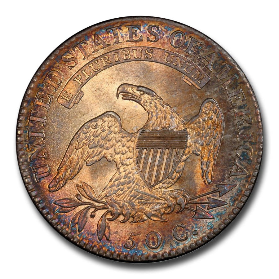 1819/8 Capped Bust Half Dollar MS-65 PCGS (Overton 102, Large 9)