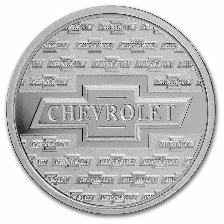Chevrolet Genuine Parts Logo (1934-1940) 1 oz Silver w/ TEP