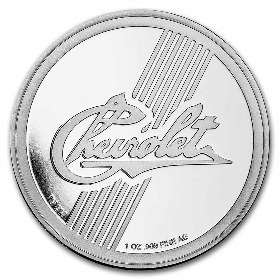 Chevrolet Original Logo (1911-1914) 1 oz Silver w/ TEP