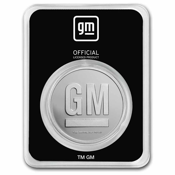 General Motors Logo (1967-2021) 1 oz Silver w/TEP