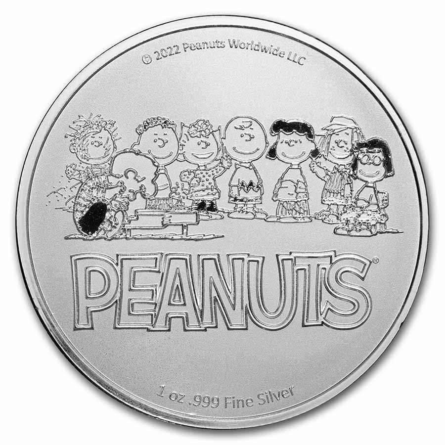 Peanuts® Lucy Pulls the Football 1 oz Colorized Silver